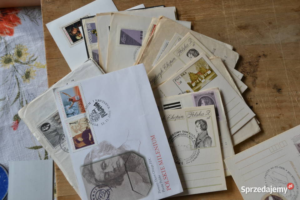 Znaczi Fryderyk Chopin FDC CP datowniki i inne Sobótka sprzedam