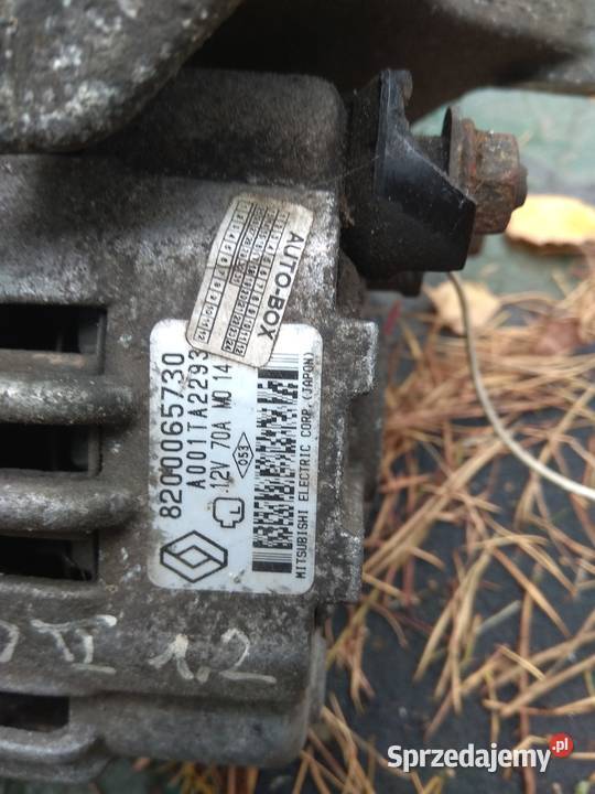 alternator clio 2 kangoo thalia 12 14 benzyna osobowe Pozostałe