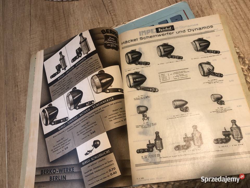 Zabytkowe katalogi rowerowe wielkopolskie Poznań