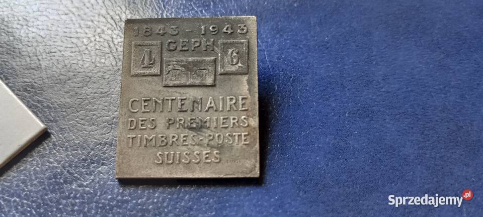 Stare monety Medal Szwajcaria 1943 138 Lesko