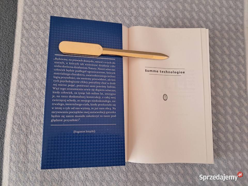 Książka Summa technologiae S Lem do sprzedania Rok wydania 2021 Proza i poezja Kraków