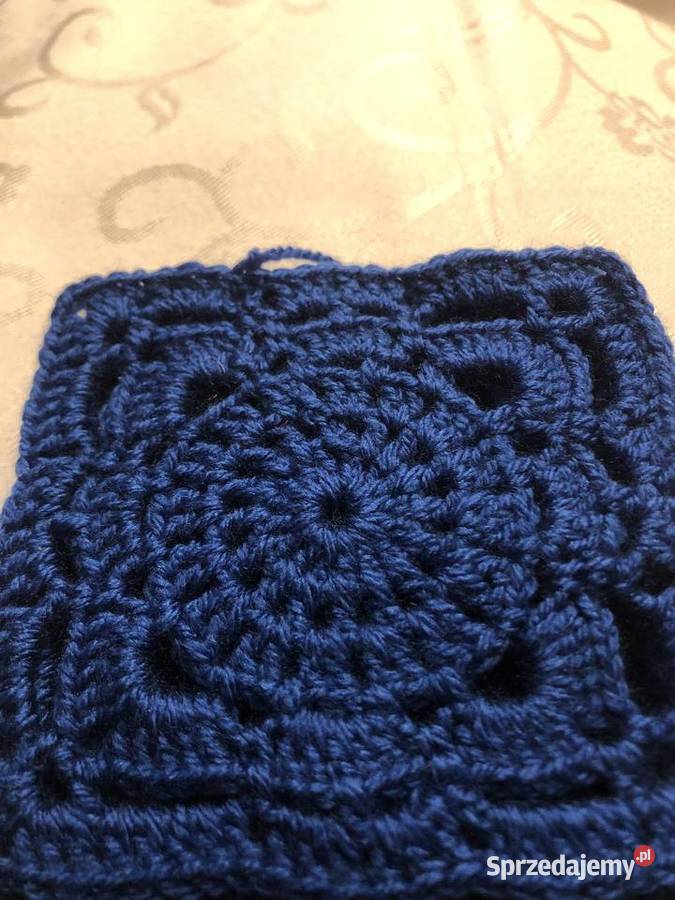 kwadrat babuni rękodzieło pled poduszka 1314 29 Zegrze