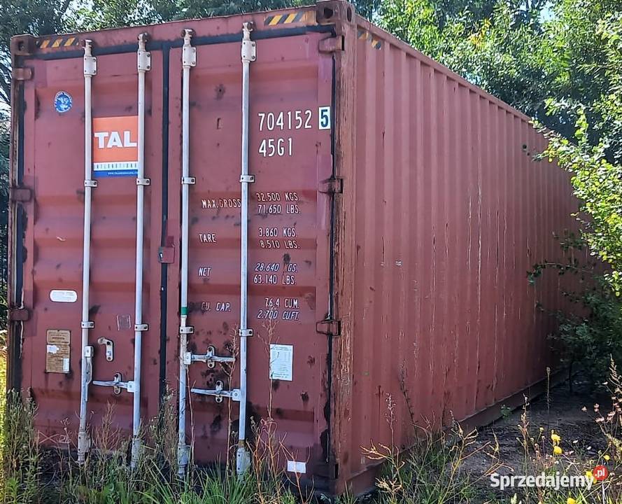 KONTENER MORSKI 40HC 12metrowy podwyższony Kębłowo sprzedam