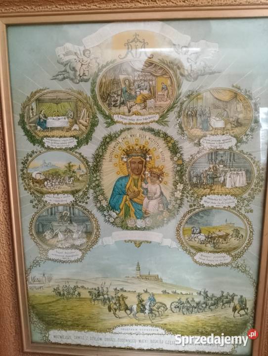 Matka boska częstochowska Malarstwo Rabka-Zdrój