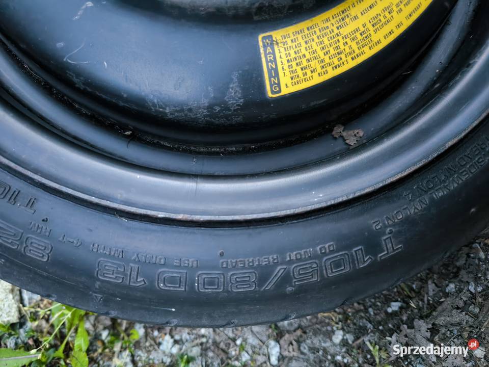 Koło dojazdowe honda toyota 1058013 Dobroszyce