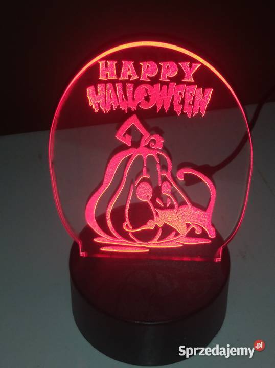 halloween lampka led 3d iluzja prezent Czechowice-Dziedzice