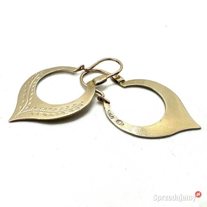 Złote Kolczyki pr 585 252g Kolczyki Elbląg