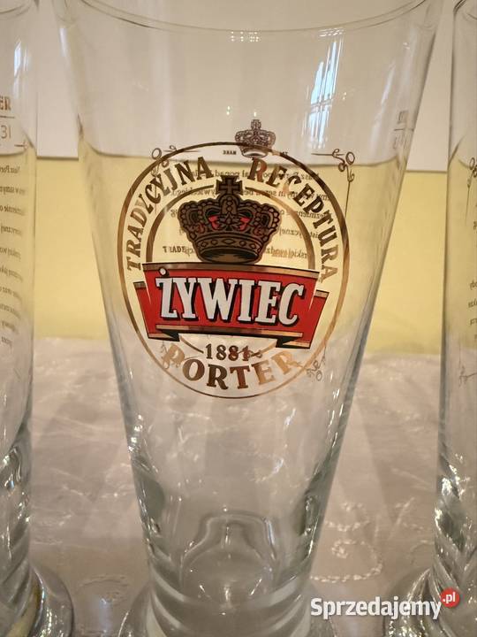 Szklanki Żywiec Porter 1881 300ml Zestaw 4 Dom i Ogród śląskie Czerwionka-Leszczyny
