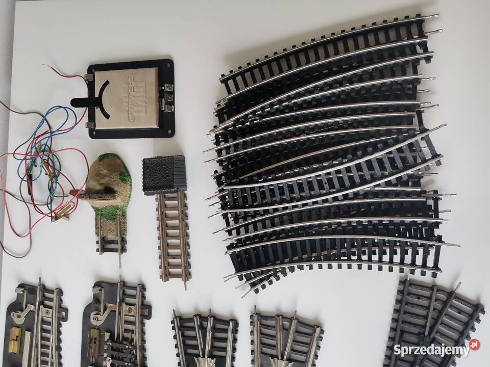 Stare tory rozjazdy zwrotnice Piko zabawki PRL śląskie Katowice