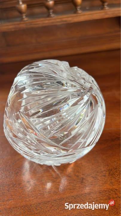 Puzderko kryształ Kula przezroczysta Czasy PRL Gdańsk