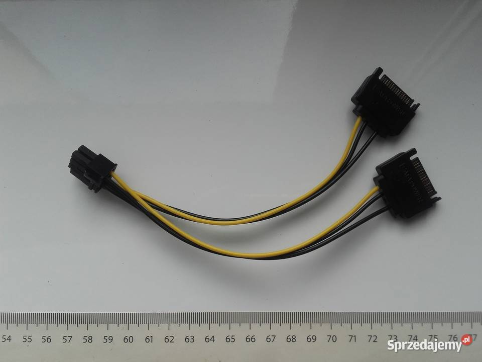 Kabel z 2xSATA do GPU 6pin karty graficznej19 Pozostałe kujawsko-pomorskie Bydgoszcz