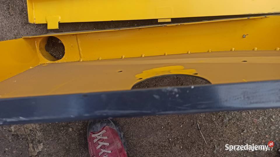 nowa wysoka osłona do piły poprzecznej czopiarki Kłodawa