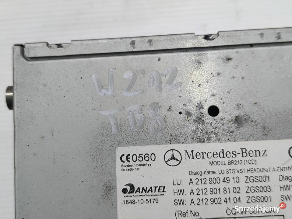 RADIO NAWIGACJA CD MERCEDES ECLASA W212 osobowe sprzedam