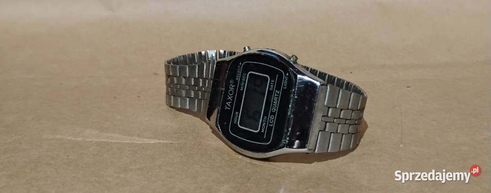 Zegarek elektroniczny TAXOR LCD QUARTZ lata80 opolskie Opole