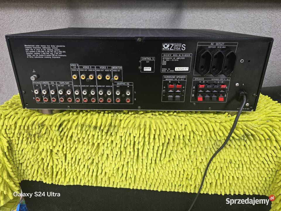 mocny wzmacniacz sony taav501r 2x110w śląskie Chełm Śląski