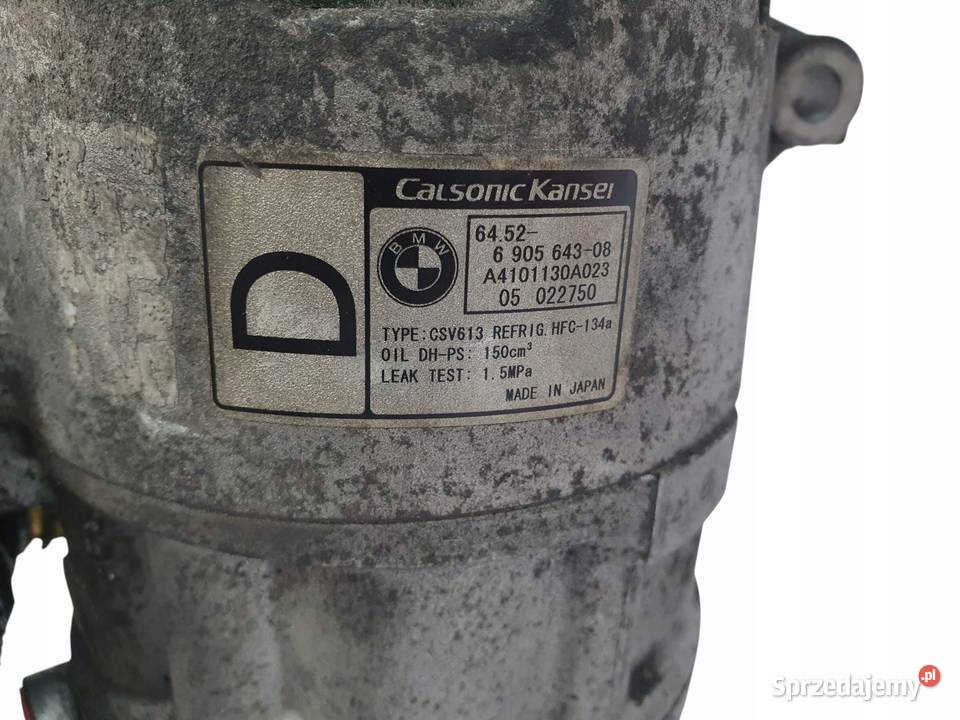 SPRĘŻARKA KLIMATYZACJI BMW X3 E83 20 D 690564308 Chełm