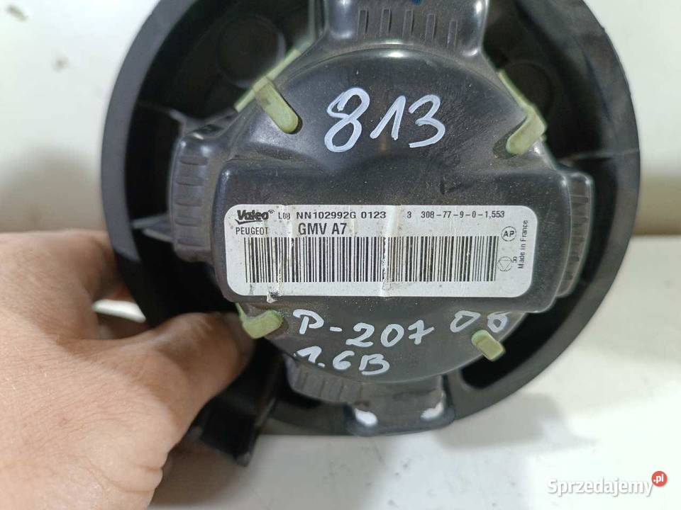 WENTYLATOR DMUCHAWA PEUGEOT 207 16 NN102992G osobowe wielkopolskie