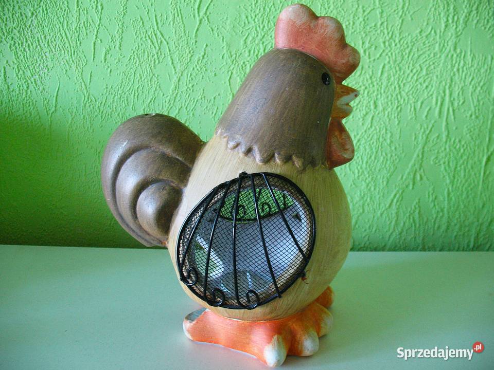 Kogut świecznik 21 x 16 x 12 Ręczne wykonanie Figurki i rzeźby