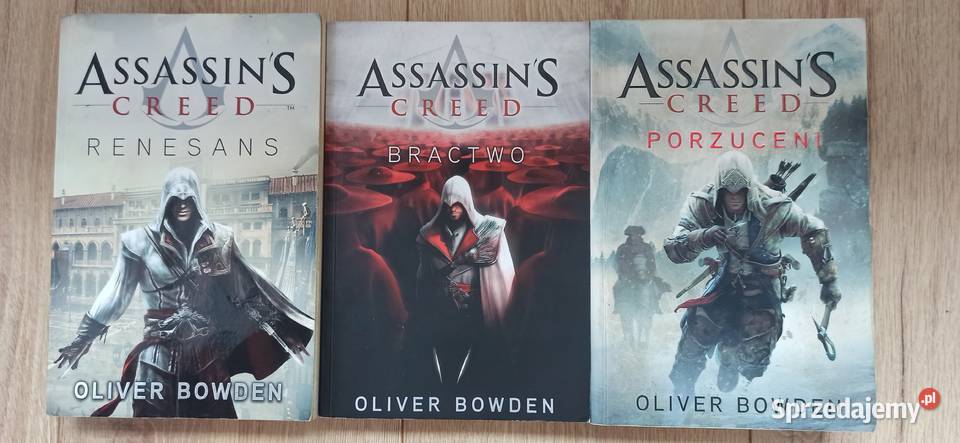 Assassins Creed Oliver Bowden 3 książki miękka Proza i poezja Kraków