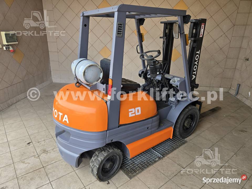 Wózek Widłowy TOYOTA 6FGF20 Wózki TOYOTA 6FG20 Motoryzacja Lędziny