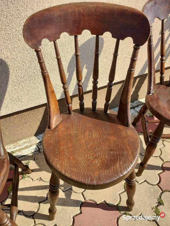 Krzesła drewniane Ełk sprzedam