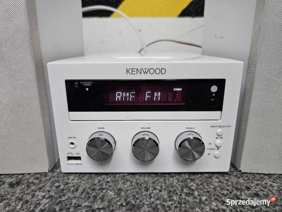 Wieża Kenwood M616 USB CD iPod biała małopolskie Kraków