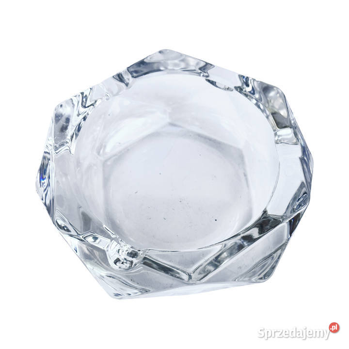 Szklana popielnica Bohemia Czechosłowacja lata Warszawa