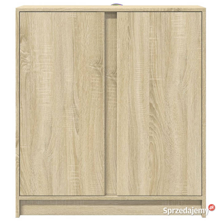 Szafka z LED dąb sonoma 77x34x85 materiał mazowieckie Warszawa