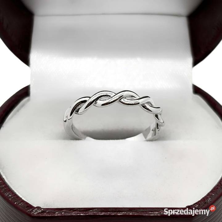 Nowy Srebrny Rodowany Pierścionek Próby 925 224g warmińsko-mazurskie Elbląg