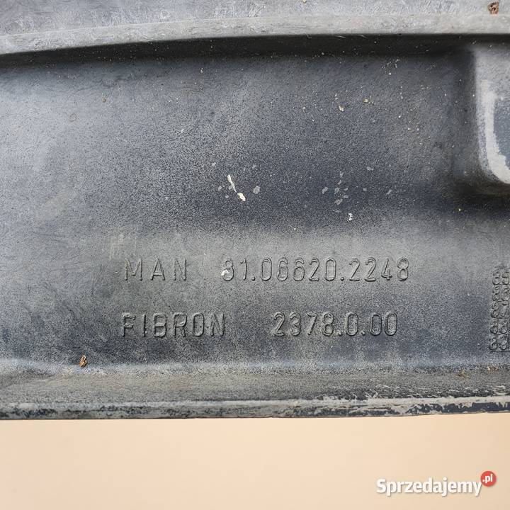 MAN F90 F2000 TUNEL OBUDOWA WENTYLATORA CHŁODNIC osobowe Bieleń