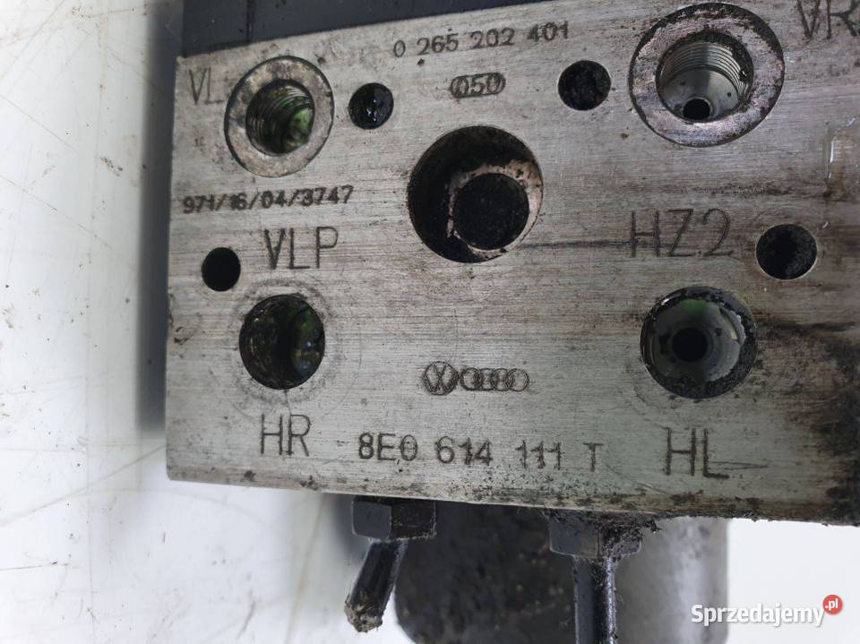 POMPA ABS HAMULCOWA AUDI S8 D2 LIFT 8E0614111T osobowe
