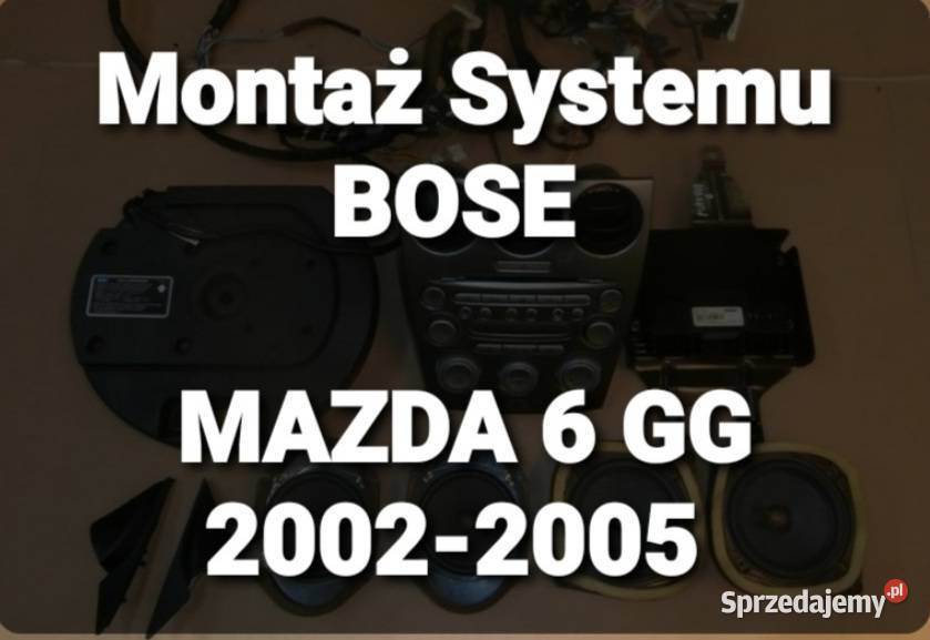 Mazda 6 PRZED LIFT  - Montaż systemu BOSE  w NO BOSE