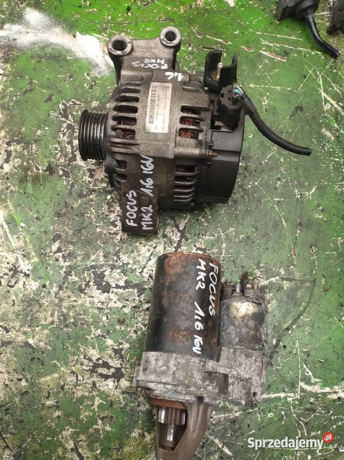 FORD FOCUS MK2 16 16V rozrusznik alternator Układ elektryczny silnika