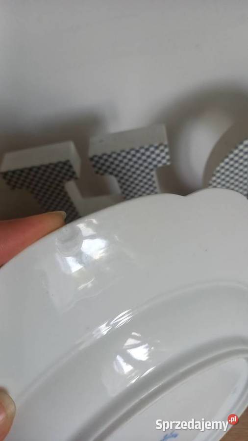 Porcelana Kuzniecow carska Rosja talerze 3 Tychy sprzedam