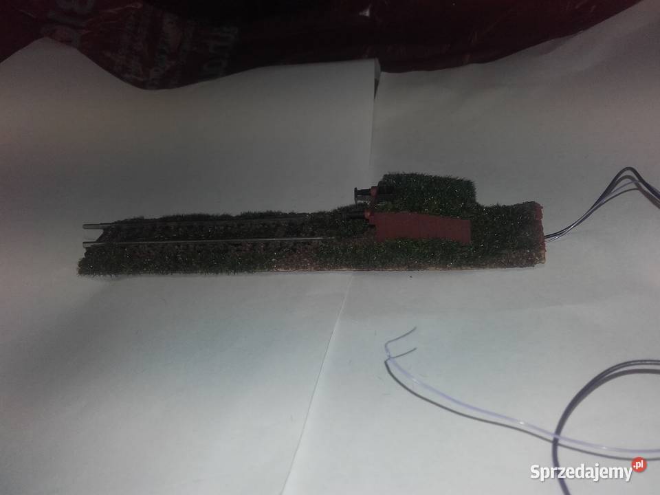 wykończony tor końcowy z kozłem oporowym TT Będzin