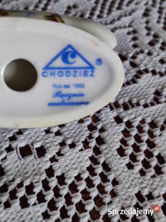 porcelanowy serwetnik Chodzież kolekcja Iwona Kielce