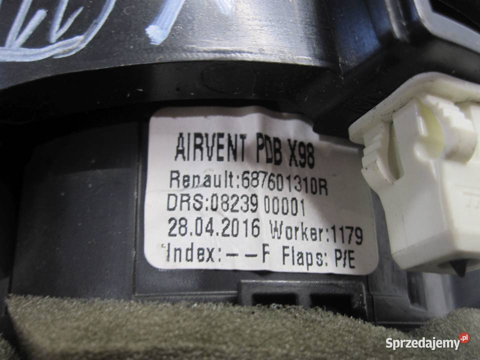 OPEL VIVARO B 16r kratka nawiewu 08239006 Kratki nawiewu Kielce