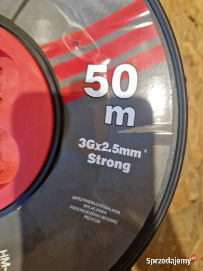 PRZEDŁUŻACZ BUDOWLANY Hammer HM 121 ogrodowy 50M Głogowa