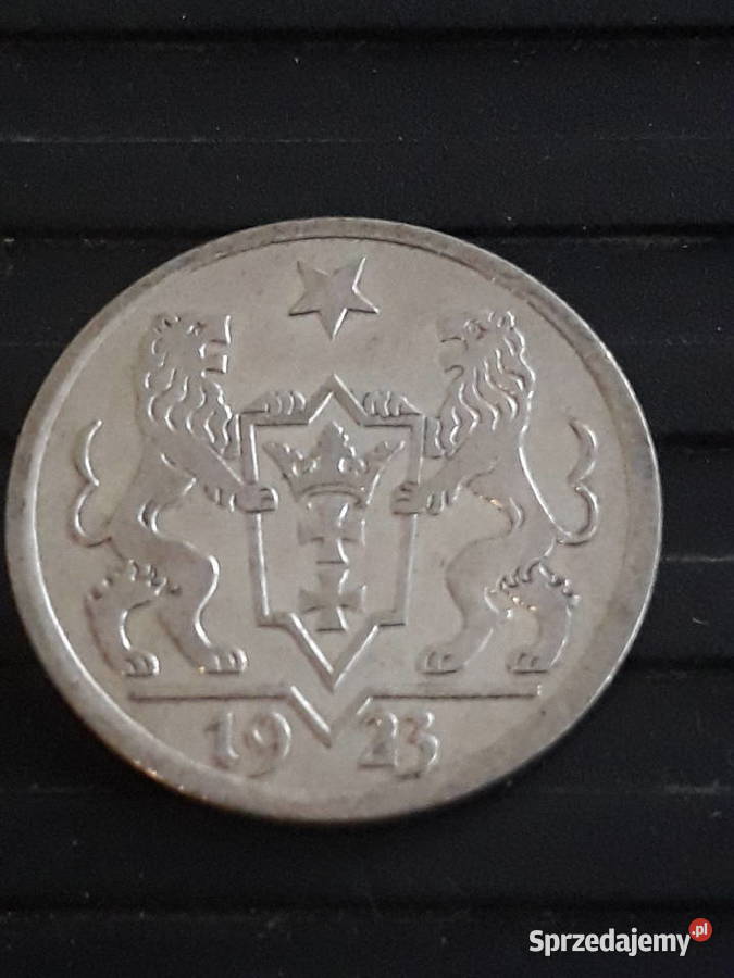 1 Gulden W M Gdańsk 1923 r 3 oryginał piękny Konin