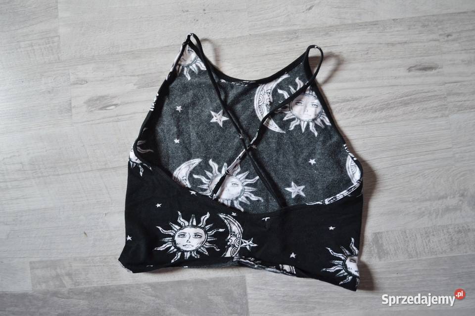 Crop top koszulka XS słońce i księżyc gwiazda kujawsko-pomorskie Toruń