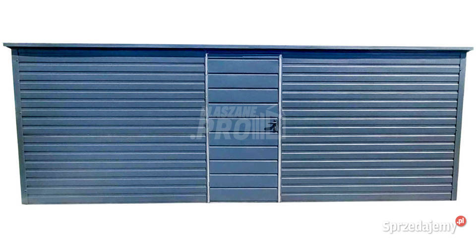 Schowek Domek Ogrodowy 6x3m Drzwi Antracyt dach wielkopolskie Poznań