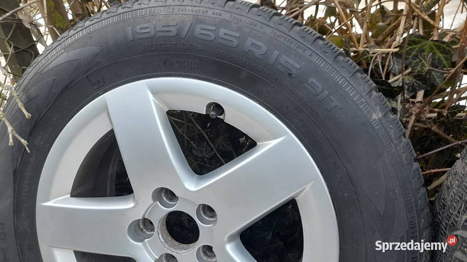 Alufelgi 15 vw golf 4 komplet 4sztuki 5x100 Zalasewo sprzedam