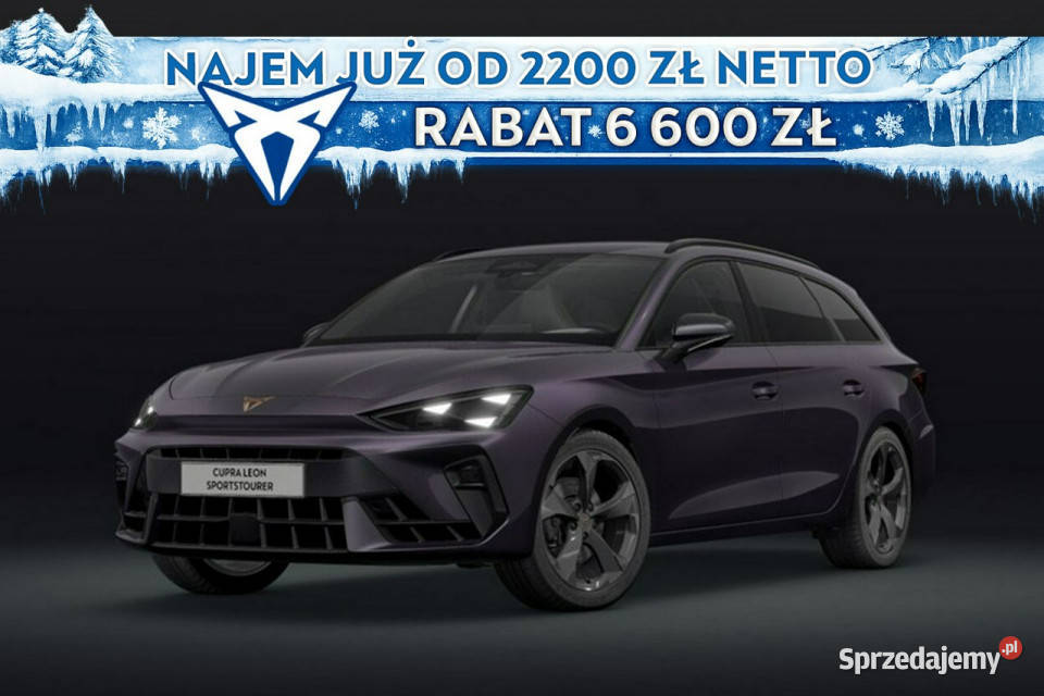 Cupra Leon Sportstourer 20 TSI 204 DSG 4Drive bluetooth Łódź