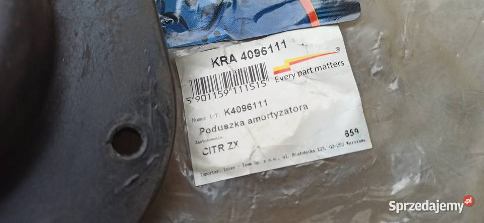 Mocowanie poduszka amortyzatora 2 Citroen osobowe Jasień sprzedam