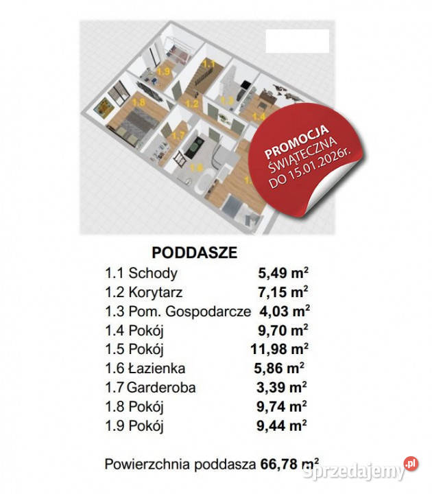 sprzedaży domu Zawada 15663m2 małopolskie sprzedam