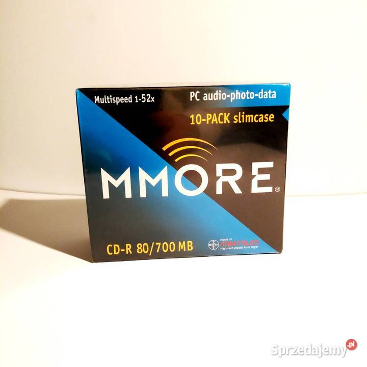 Slimcase MMORE CDR AudioPhotoData 80 min700 mb Łódź sprzedam