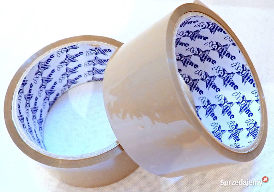 Taśma klejąca pakowa brąz 40m Mocny acrylowy Siewierz