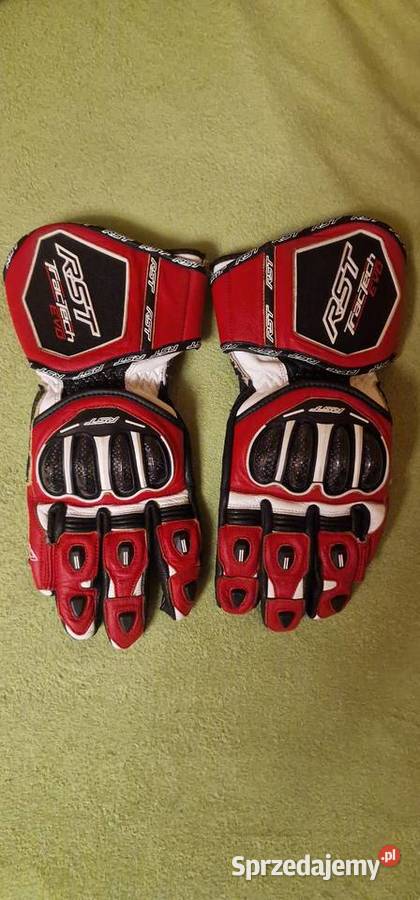 Rękawice motocyklowe rst Tractech evo 4 Red Wolbrom