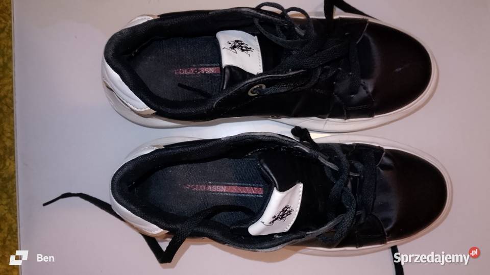 Sneakersy US Polo Assn Czarne Klasyki Rozmiar 39 inna
