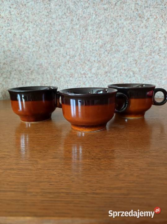 retro vintage antyk prl filiżanki Niewiedzielski